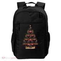Poodle Dog Xmas Tree Lighting Poodle Christmas Tree Funny Gift Backpack thumb 0