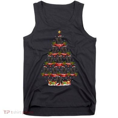 Poodle Dog Xmas Tree Lighting Poodle Christmas Tree Funny Gift Tank Top
