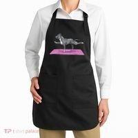 Pitbull Doing Yoga Funny Pitbull Dog Lover Yogi Teacher Apron thumb 2