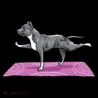 Pitbull Doing Yoga Funny Pitbull Dog Lover Yogi Teacher Coffee Mug thumb 5