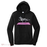 Pitbull Doing Yoga Funny Pitbull Dog Lover Yogi Teacher Women's Hoodie thumb 0