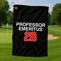 Professor Emeritus 28 Golf Towel thumb 1