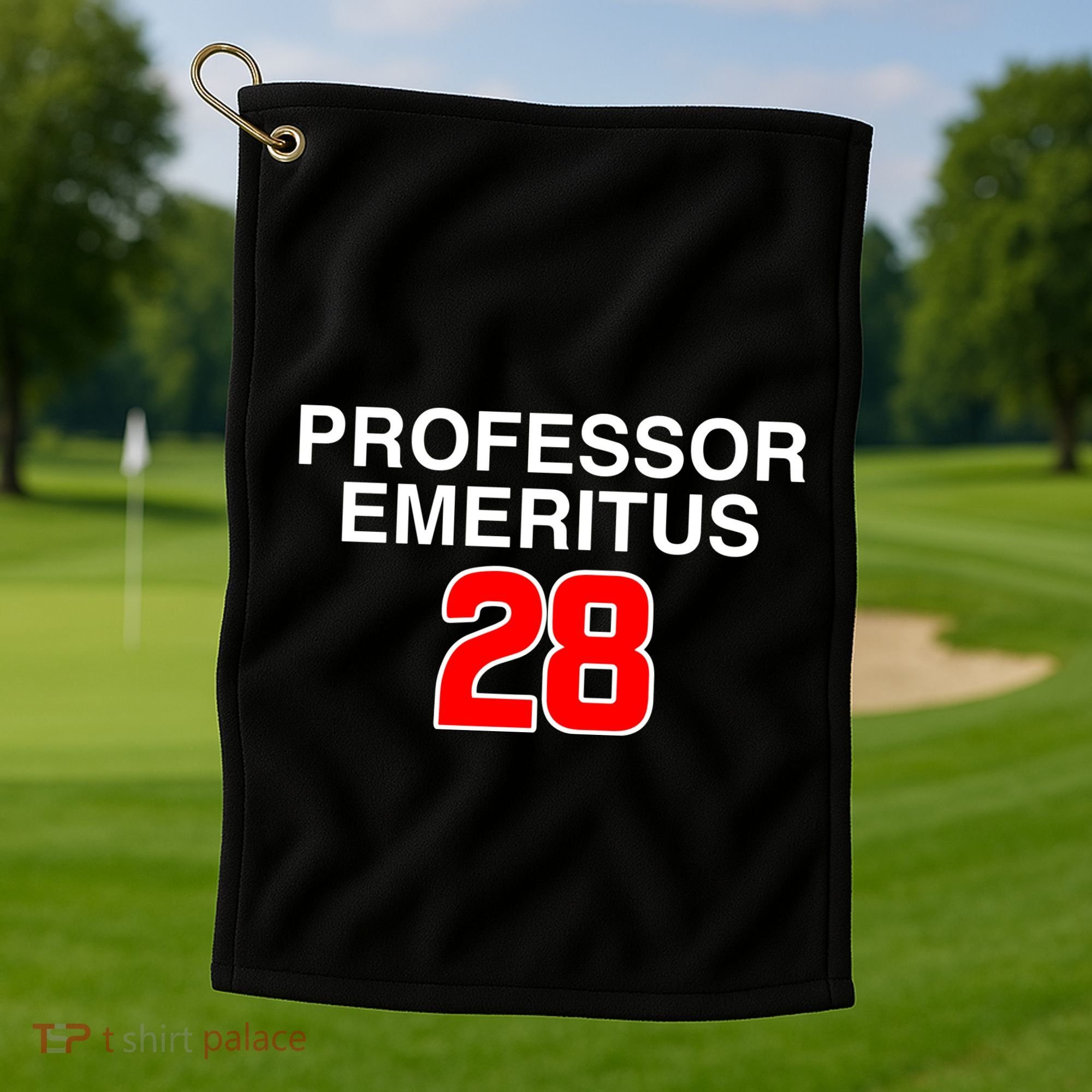 Professor Emeritus 28 Golf Towel
