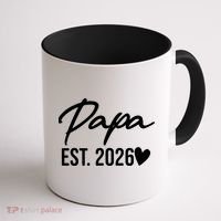 Papa EST 2026 Coffee Mug thumb 1