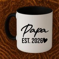 Papa EST 2026 Coffee Mug thumb 2