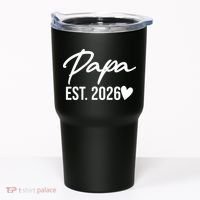 Papa EST 2026 Tumbler thumb 0