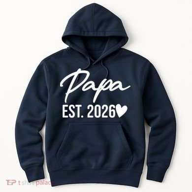 Papa EST 2026 Hoodie