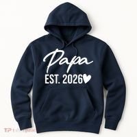 Papa EST 2026 Hoodie thumb 0