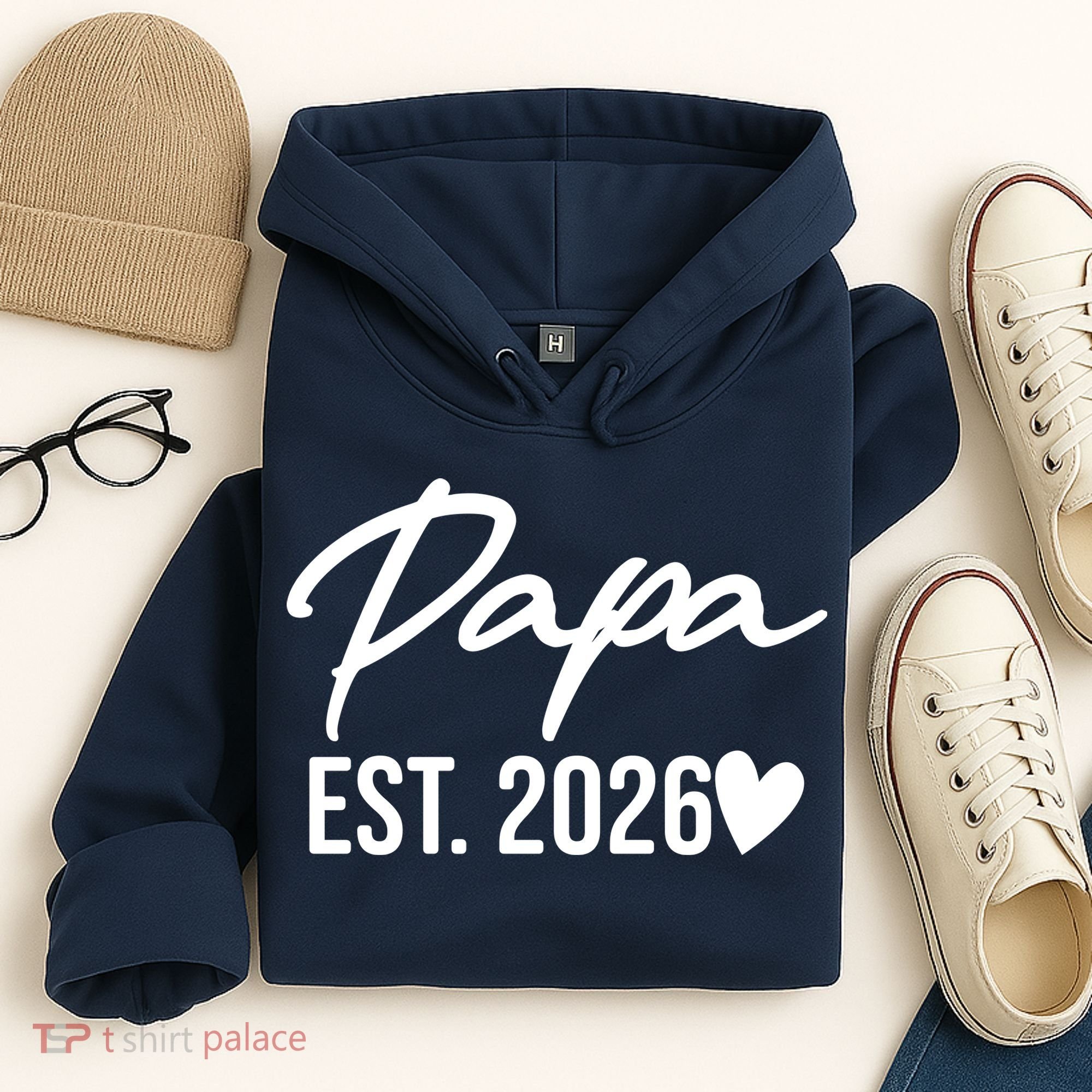 Papa EST 2026 Hoodie