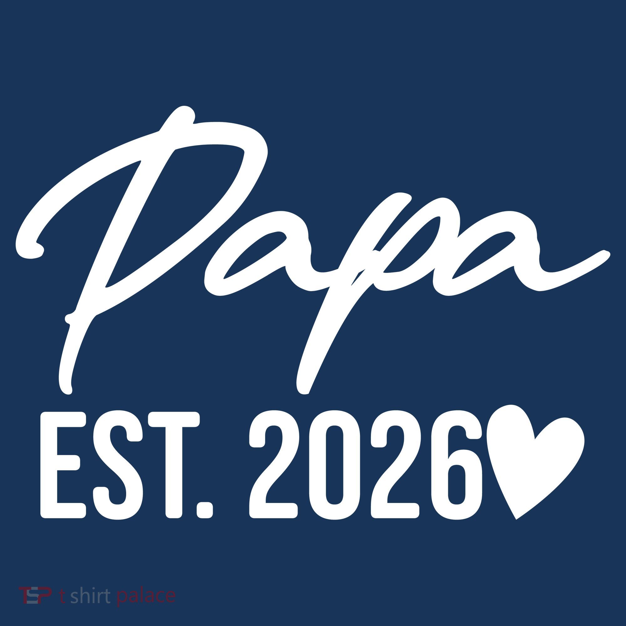 Papa EST 2026 Long Sleeve Shirt