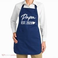 Papa EST 2026 Apron thumb 2
