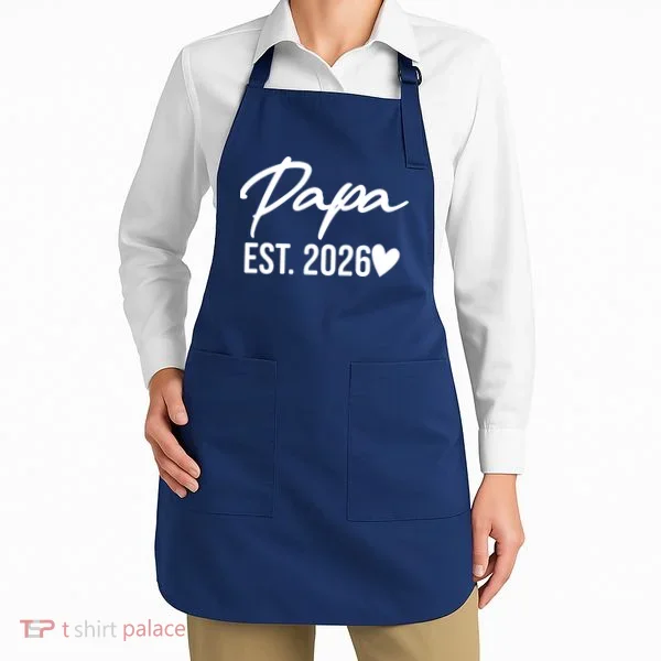 Papa EST 2026 Apron