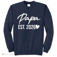 Papa EST 2026 Sweatshirt thumb 0