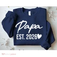 Papa EST 2026 Sweatshirt thumb 2