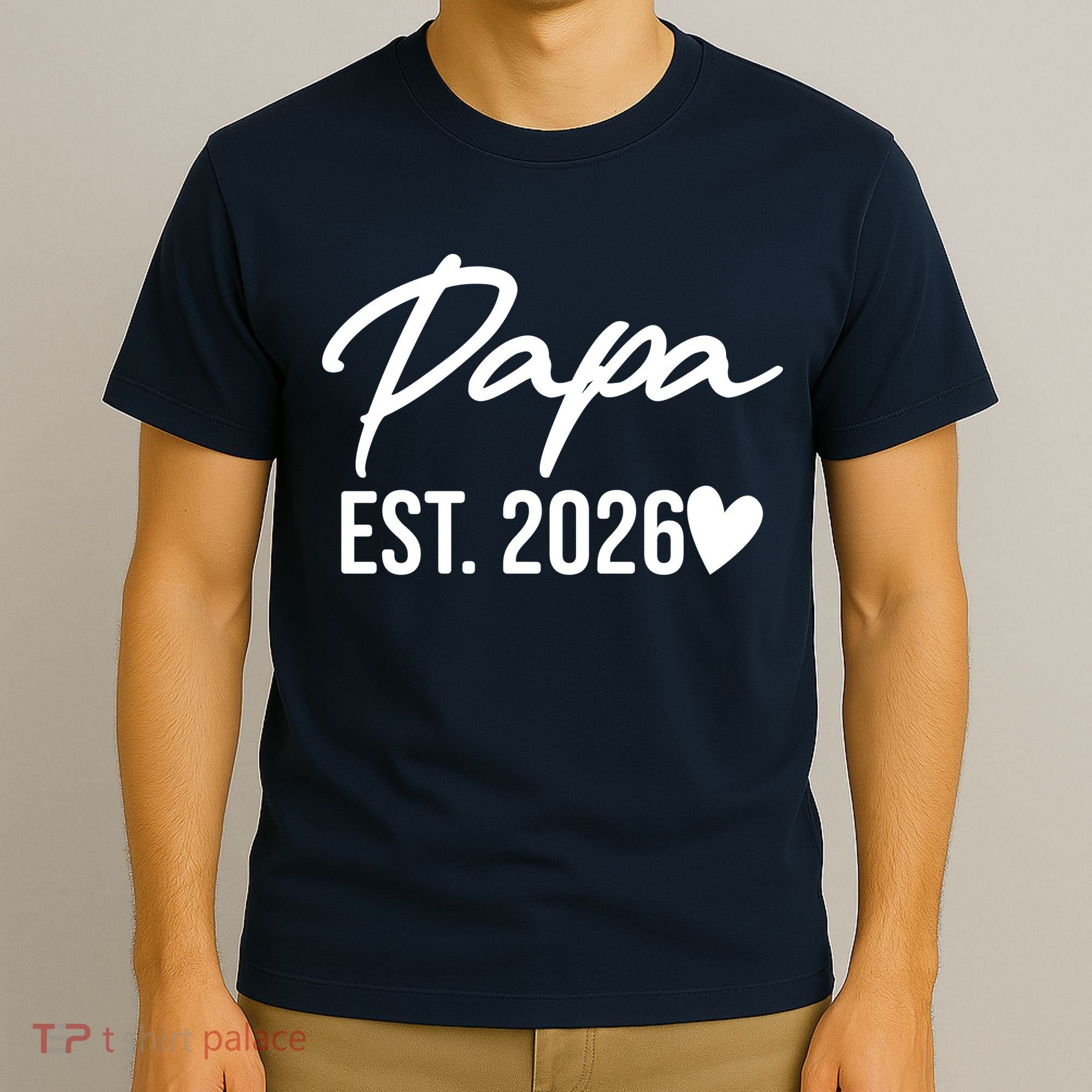 Papa EST 2026 T-Shirt