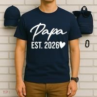 Papa EST 2026 T-Shirt thumb 6