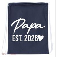 Papa EST 2026 Drawstring Bag thumb 0