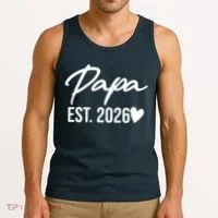 Papa EST 2026 Tank Top thumb 3