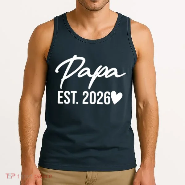 Papa EST 2026 Tank Top