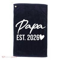Papa EST 2026 Golf Towel thumb 0