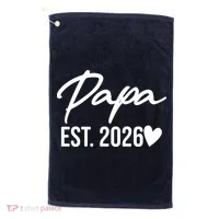 Papa EST 2026 Golf Towel thumb 0
