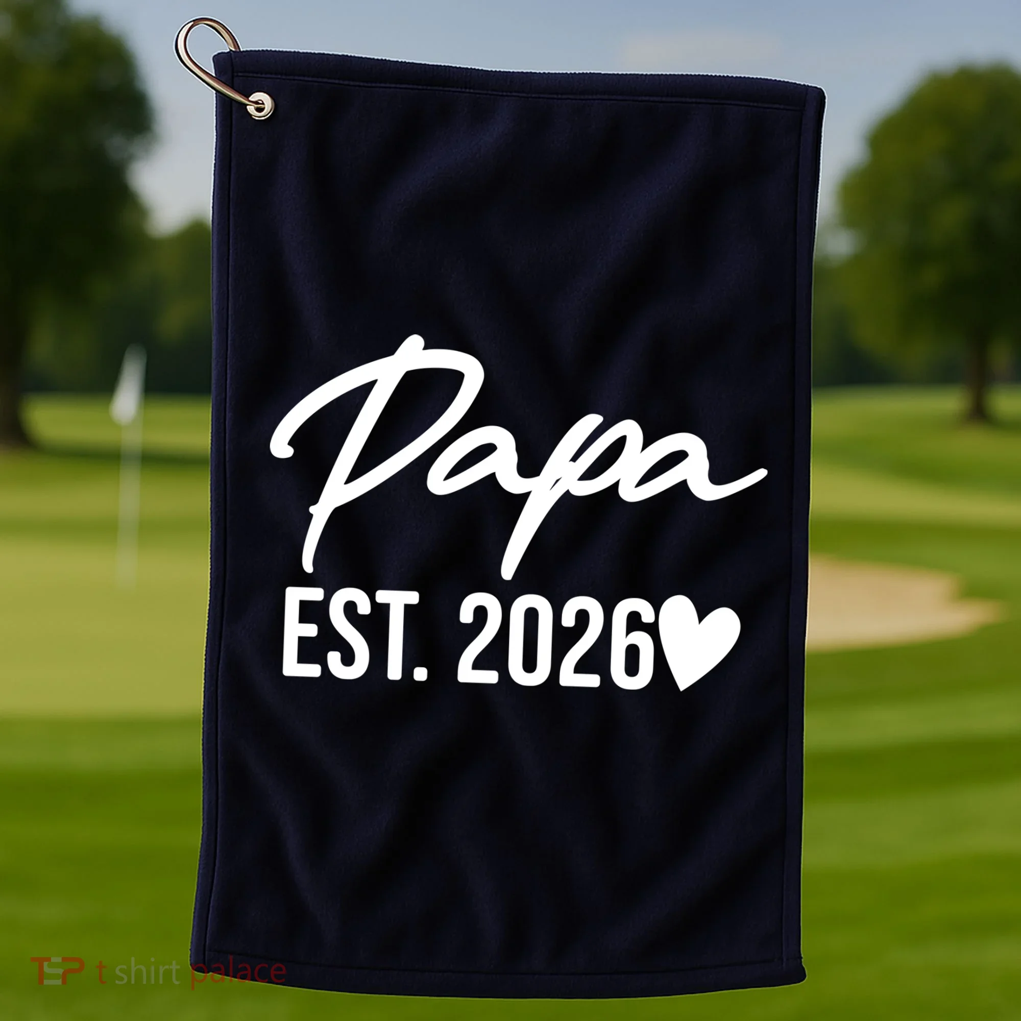 Papa EST 2026 Golf Towel