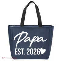 Papa EST 2026 Tote Bag thumb 0