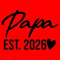 Papa EST 2026 Santa Hat thumb 1