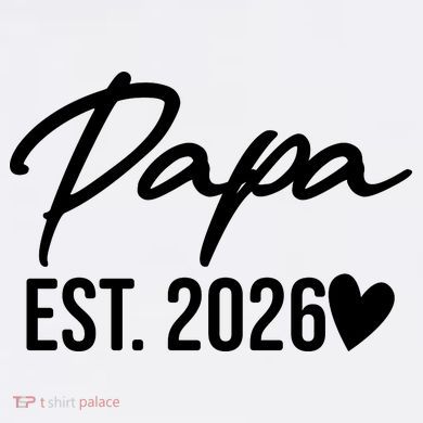 Papa EST 2026 Garment-Dyed Sweatshirt