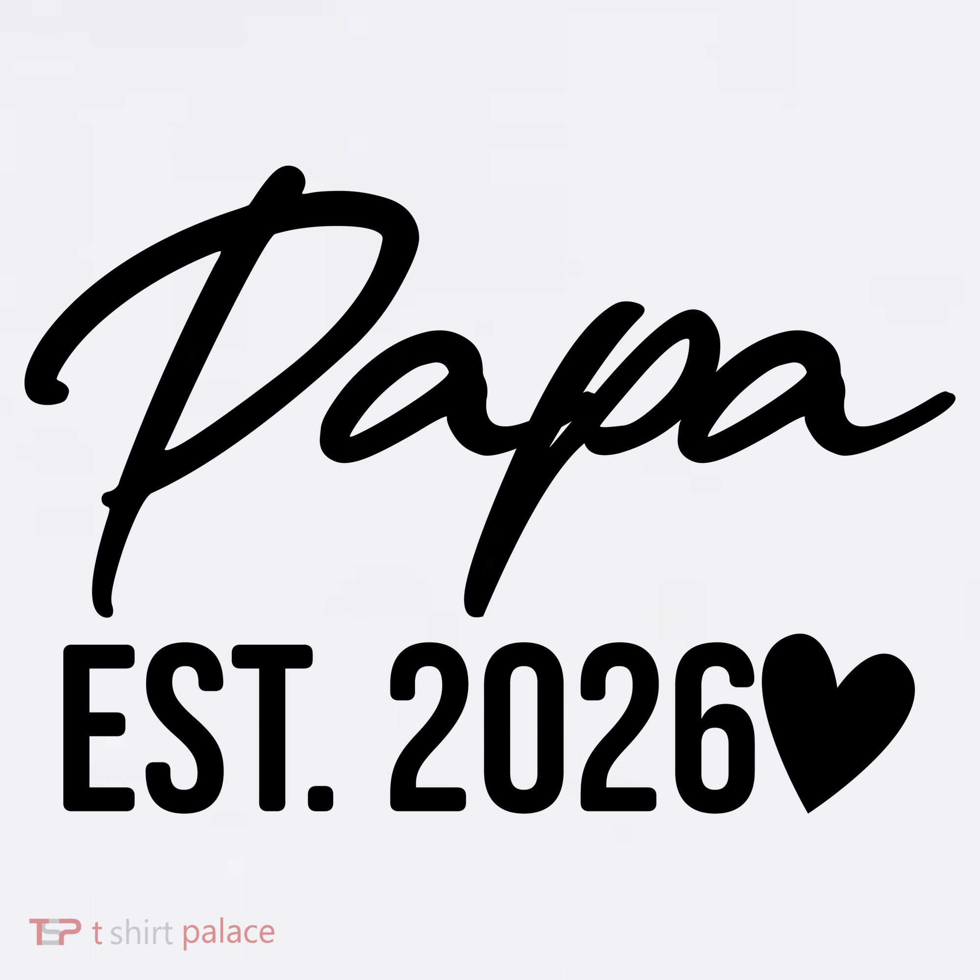 Papa EST 2026 Garment-Dyed Sweatshirt