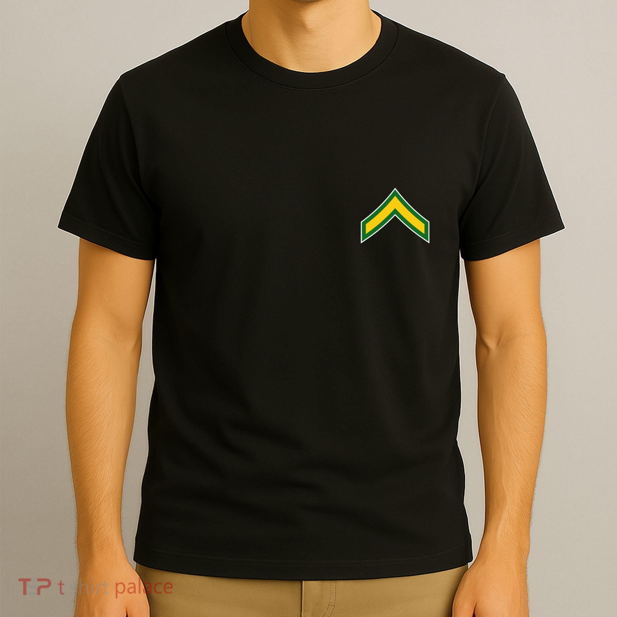 Private E 2 Mlitary Badge T-Shirt