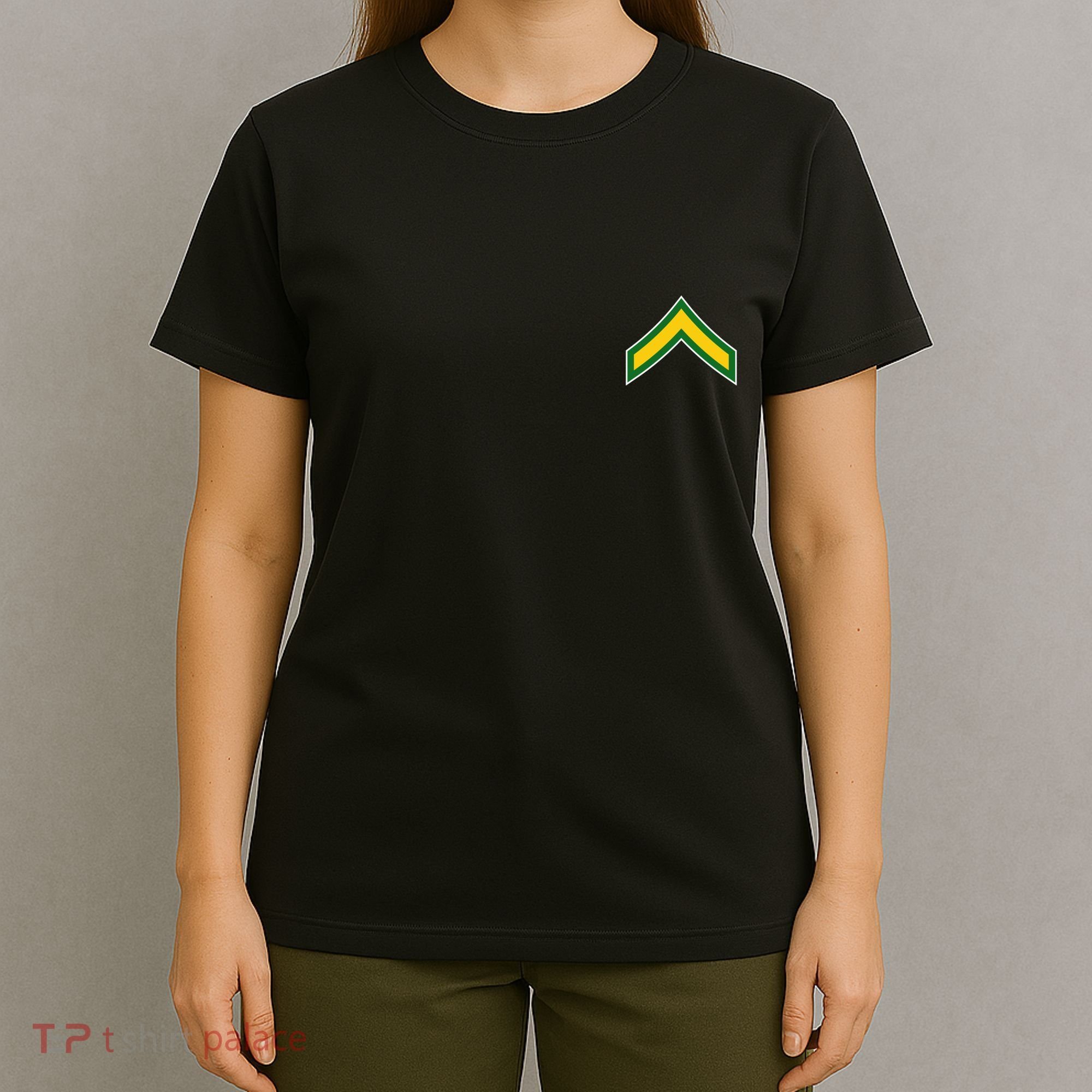 Private E 2 Mlitary Badge T-Shirt
