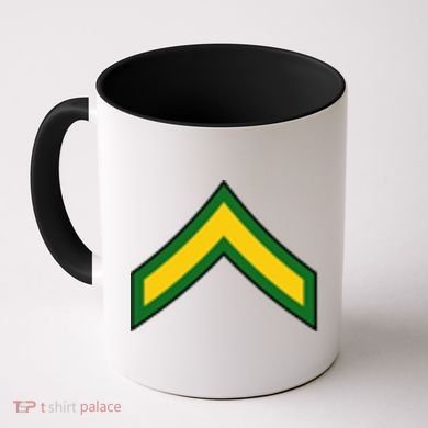 Private E 2 Mlitary Badge Coffee Mug