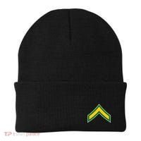 Private E 2 Mlitary Badge Beanie thumb 0