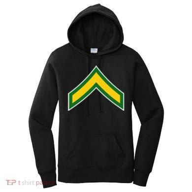 Private E 2 Mlitary Badge Women's Hoodie