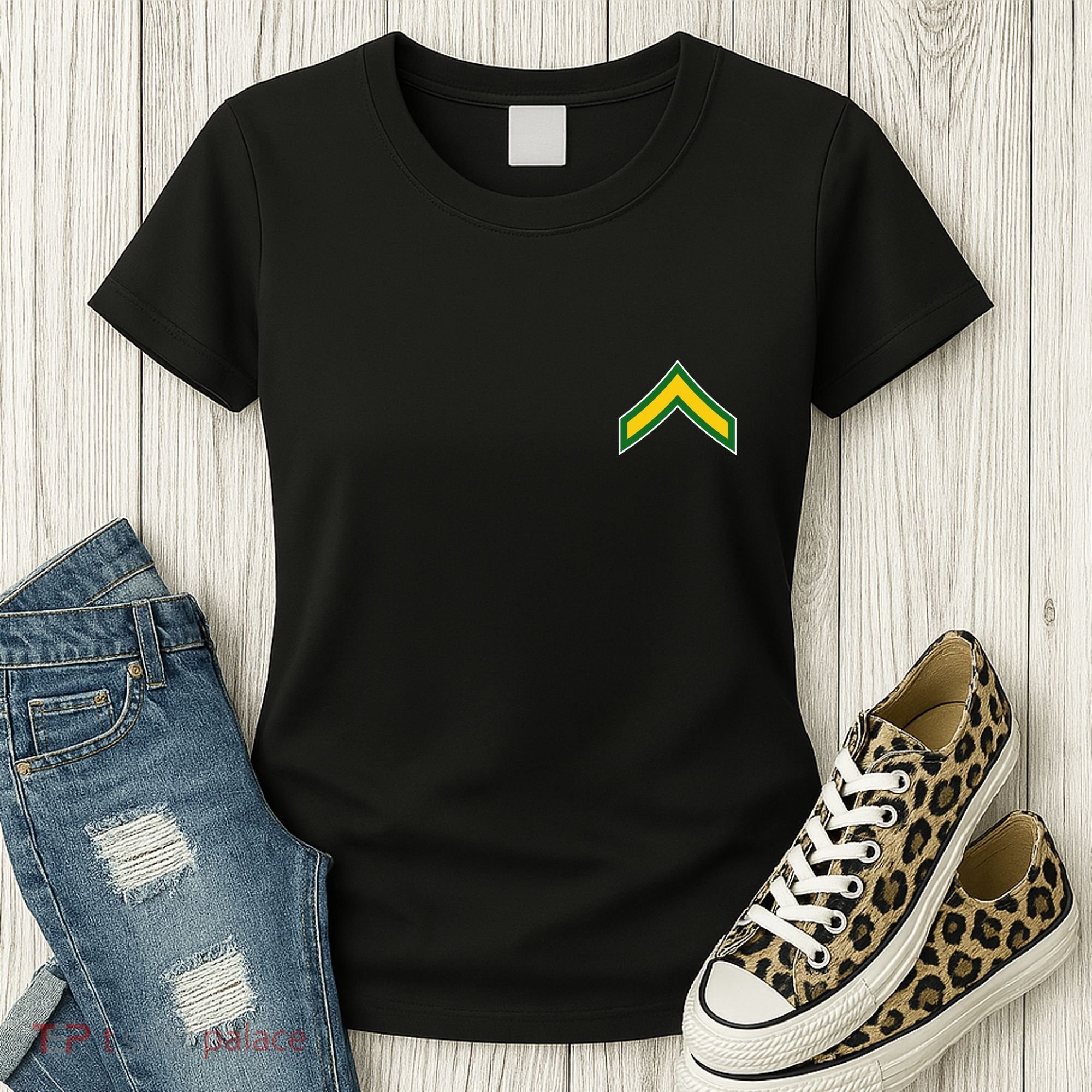Private E 2 Mlitary Badge Women's T-Shirt