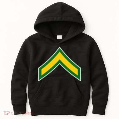 Private E 2 Mlitary Badge Kids Hoodie