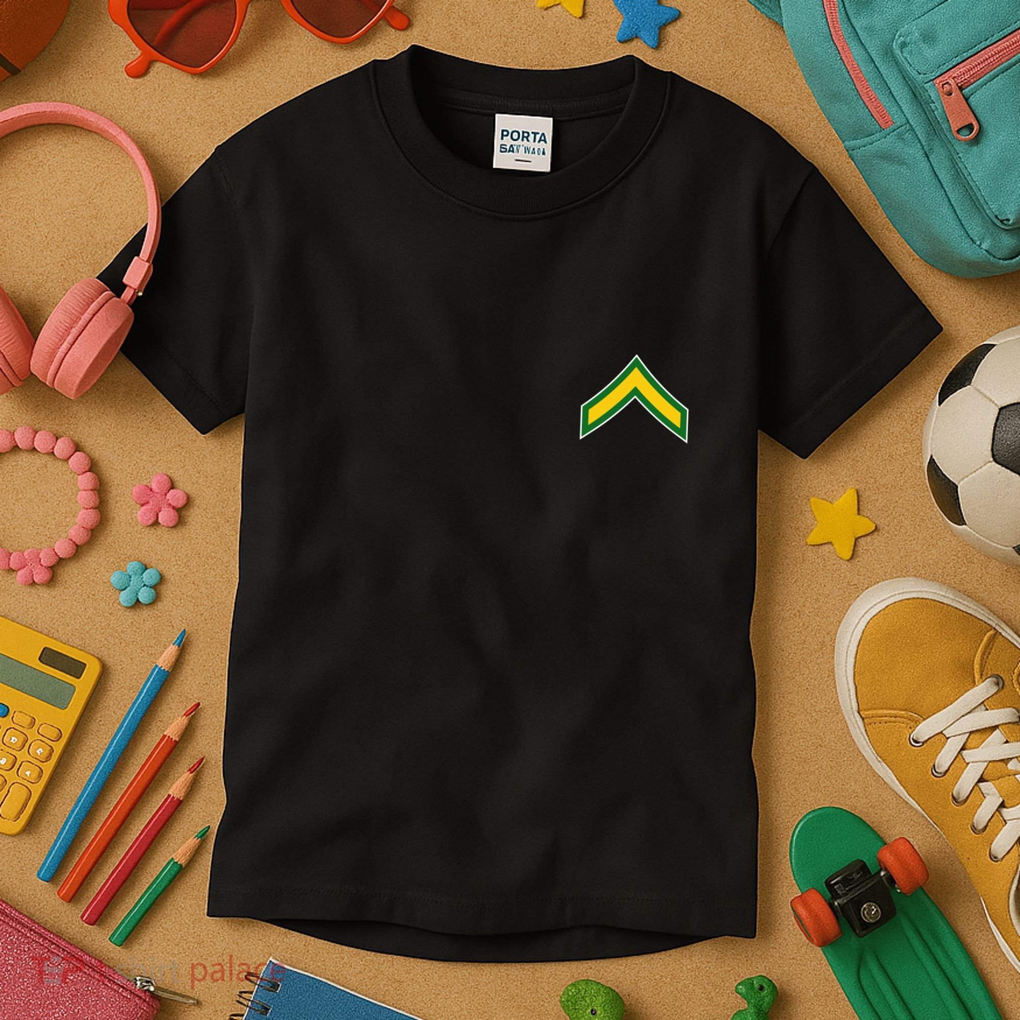 Private E 2 Mlitary Badge Kids T-Shirt
