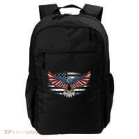 Patriotic Eagle 4th Of July Usa American Flag Funny Gift Backpack thumb 0