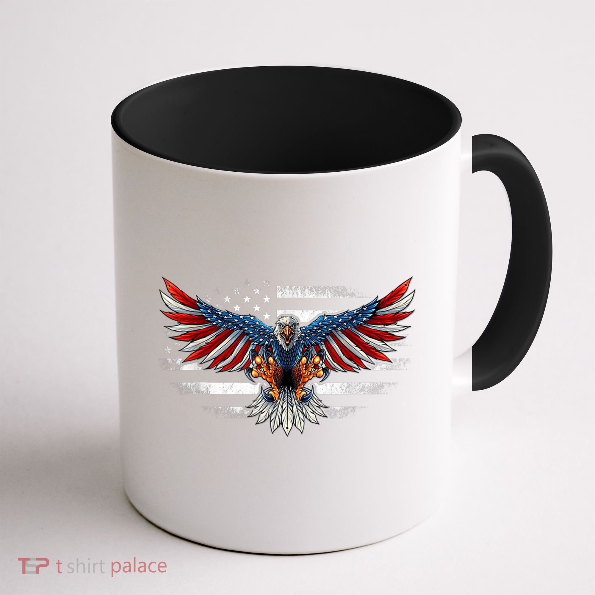 Patriotic Eagle 4th Of July Usa American Flag Funny Gift Coffee Mug