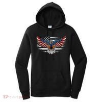 Patriotic Eagle 4th Of July Usa American Flag Funny Gift Women's Hoodie thumb 0