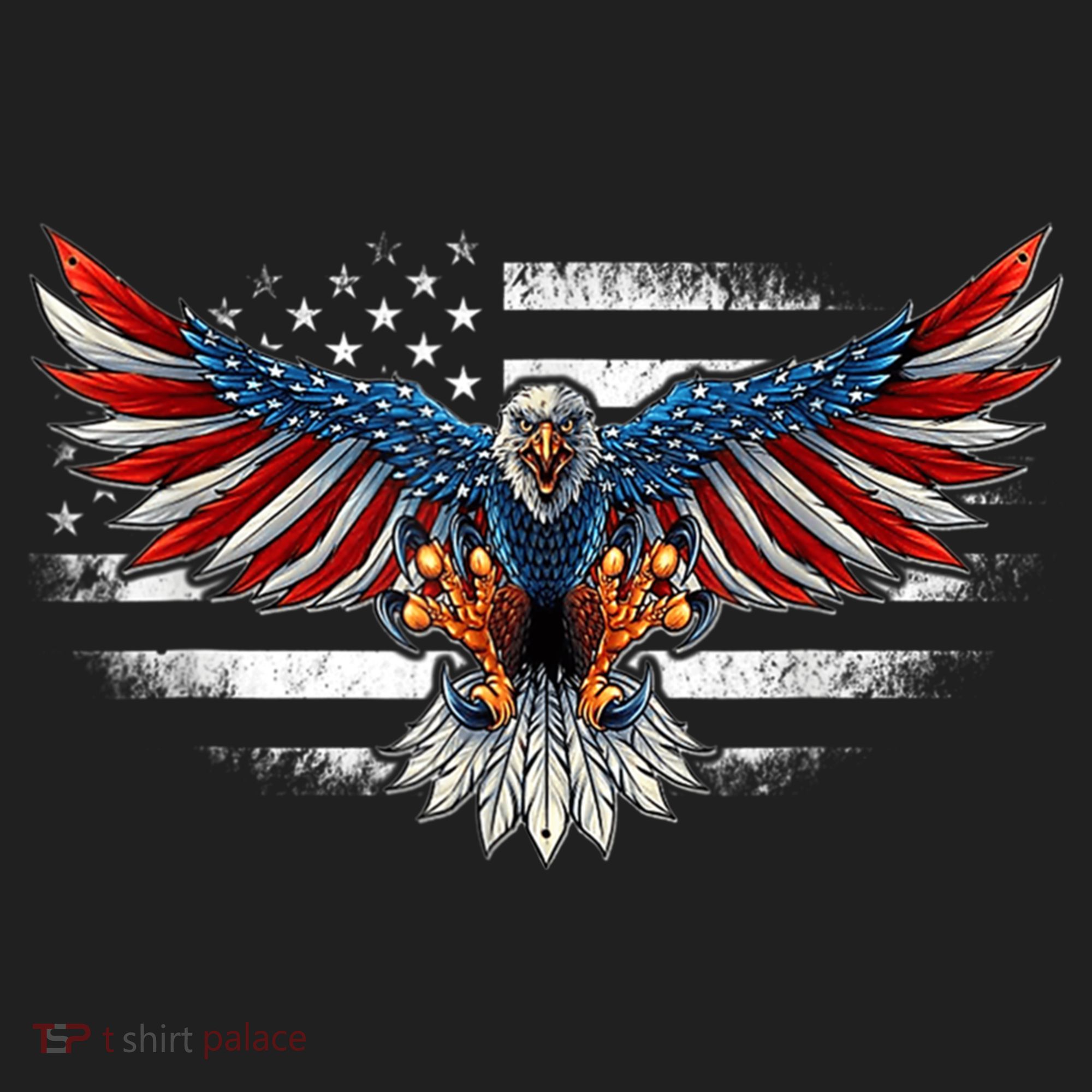 Patriotic Eagle 4th Of July Usa American Flag Funny Gift Hat