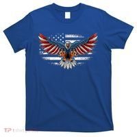 Patriotic Eagle 4th Of July Usa American Flag Funny Gift T-Shirt thumb 0
