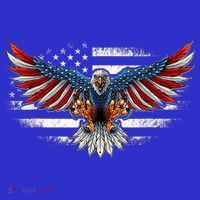 Patriotic Eagle 4th Of July Usa American Flag Funny Gift Baby Bodysuit thumb 2