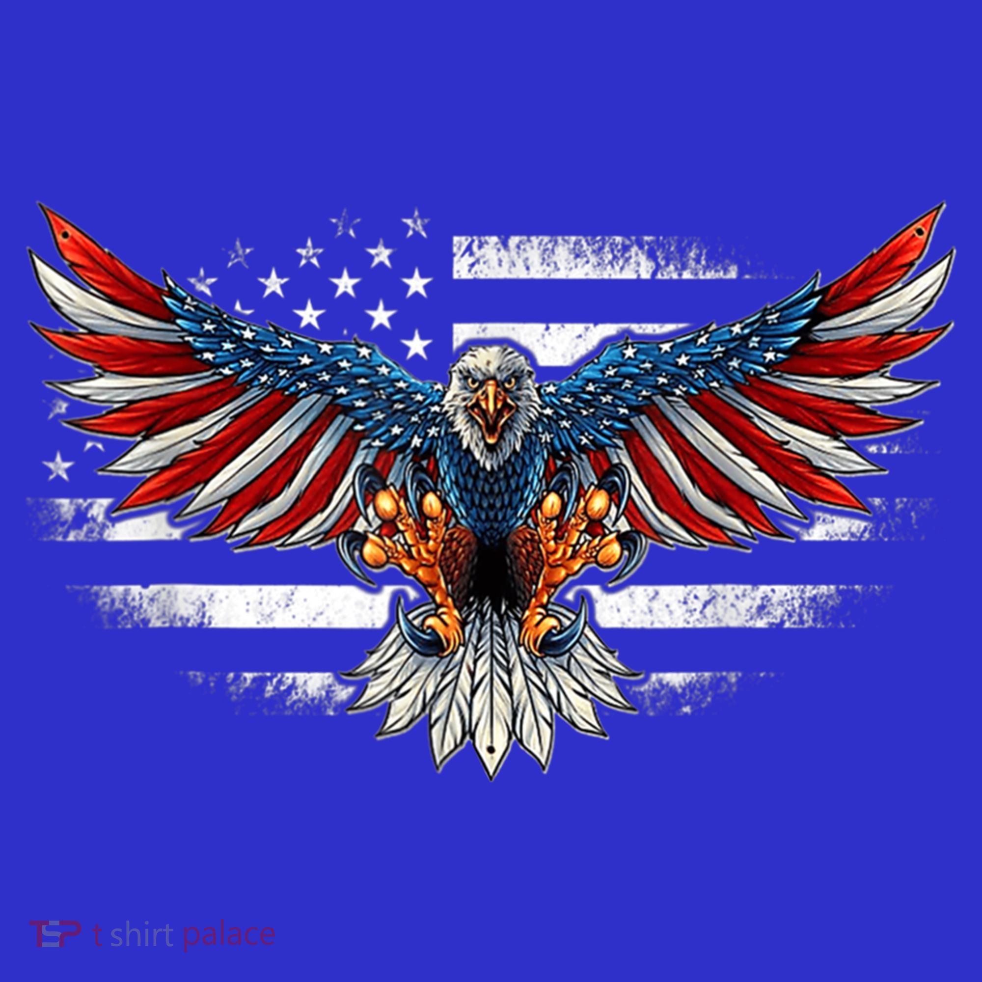 Patriotic Eagle 4th Of July Usa American Flag Funny Gift Baby Bodysuit