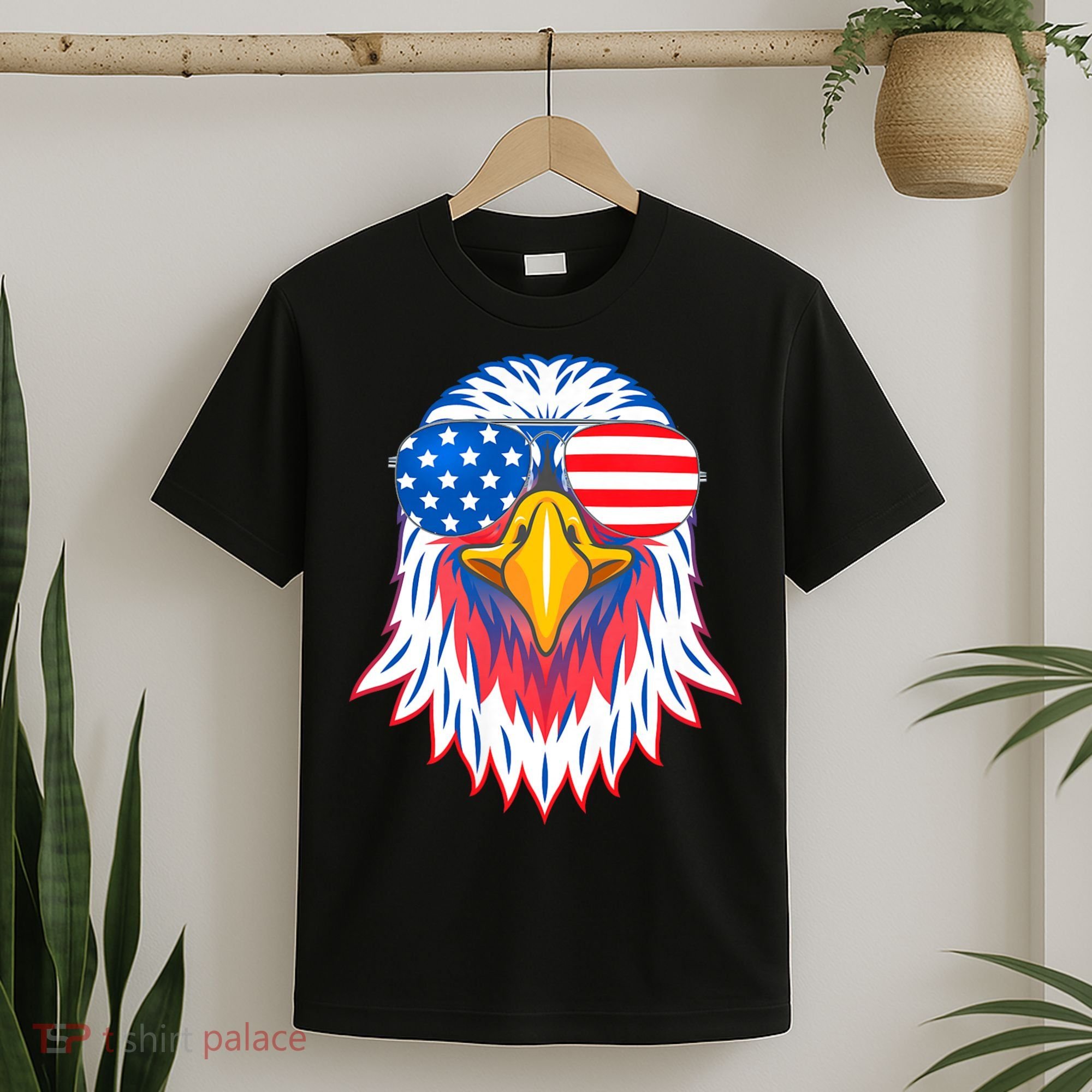 Patriotic Eagle 4th Of July Usa American Flag Pride T-Shirt