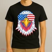 Patriotic Eagle 4th Of July Usa American Flag Pride T-Shirt thumb 3
