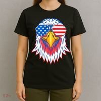 Patriotic Eagle 4th Of July Usa American Flag Pride T-Shirt thumb 4