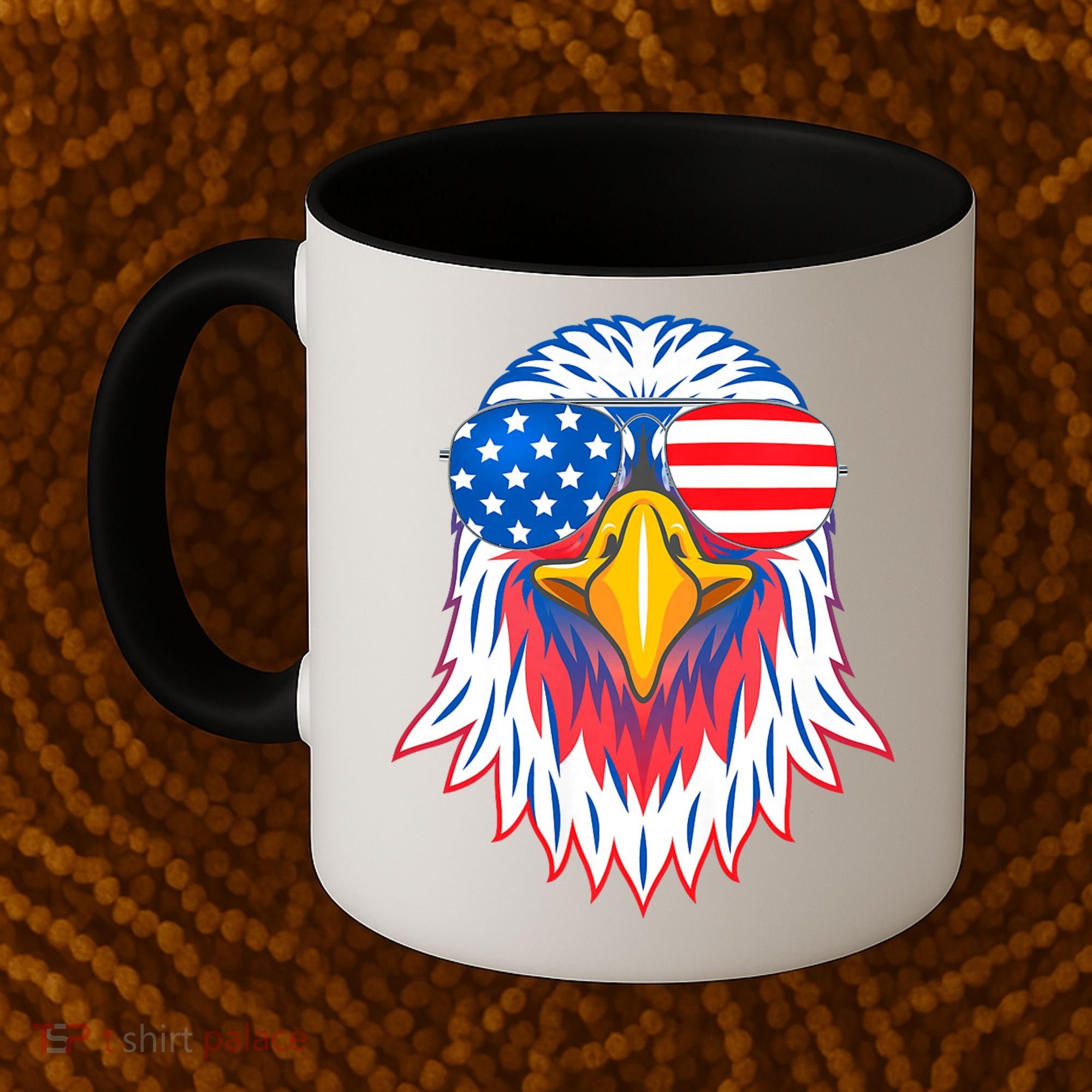 Patriotic Eagle 4th Of July Usa American Flag Pride Coffee Mug