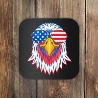 Patriotic Eagle 4th Of July Usa American Flag Pride Coaster thumb 0